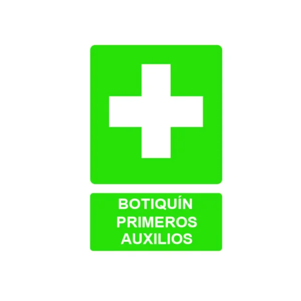Señalética de botiquín primero auxilios en Guayaquil