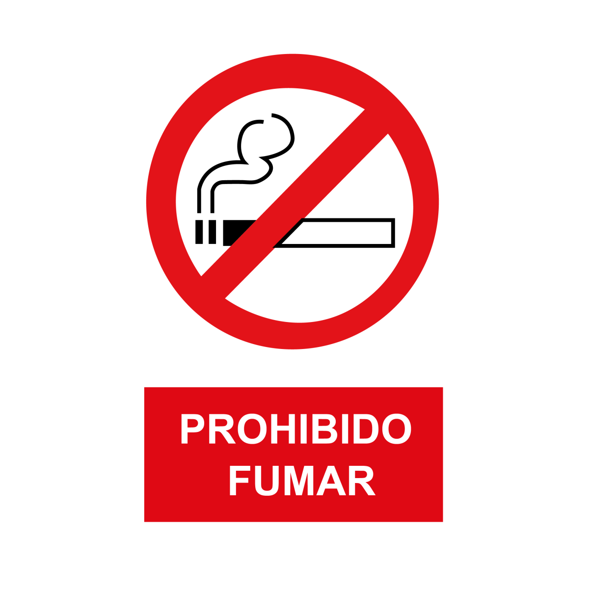 Señalética de prohibido fumar en Guayaquil