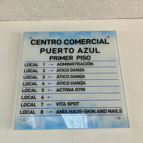 Letrero En Vidrio en guayaquil