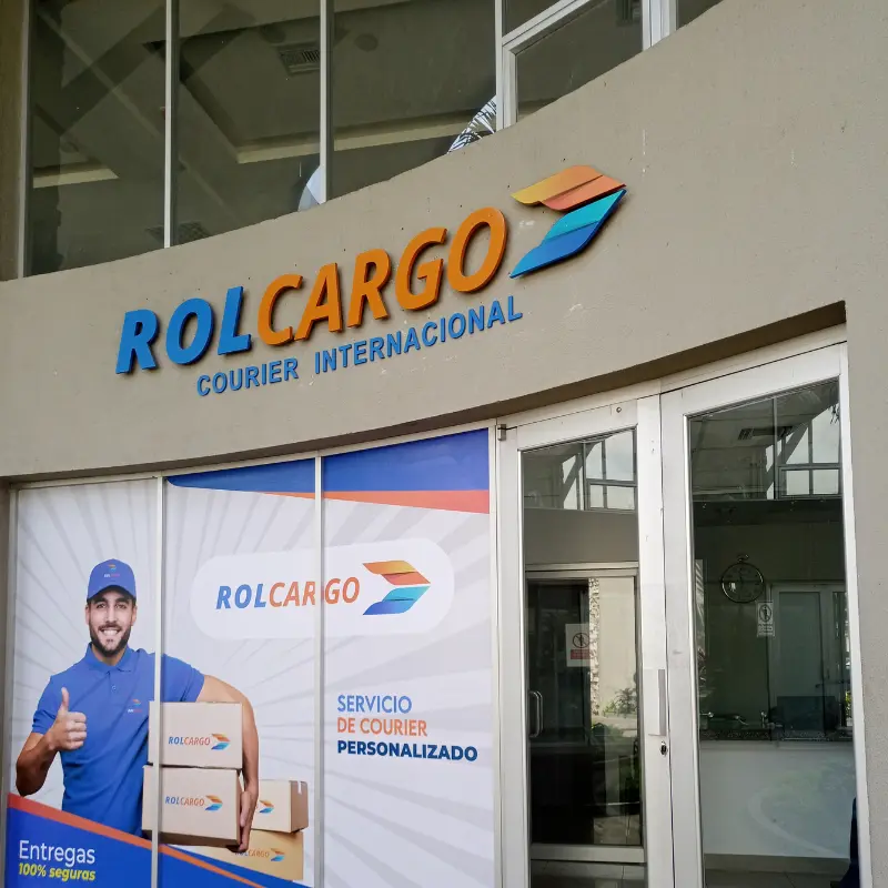 Letrero publicitario metálico Guayaquil