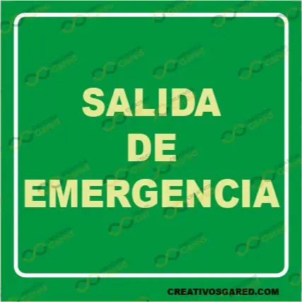 Tipos de Señalética Fotoluminiscente en Guayaquil — Creativos Gared
